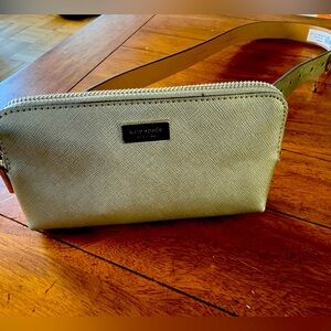 Kate Spade gold metallic belt bag s/m NWOT
